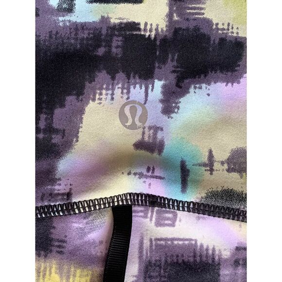 Lululemon Define Full Zip COLORFUL SPRINGSCAPE TRACK JACKET women’s sz 8 M - Picture 5 of 9